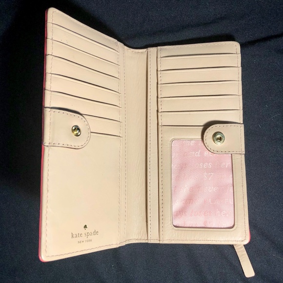 SOLD NEW Coral Kate Spade Floral Stacy Wallet - Picture 4 of 8